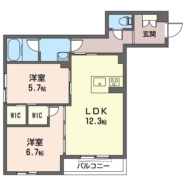 オーク　レジデンス 302号-5