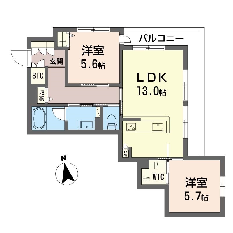 グランファミーユ登戸301-2