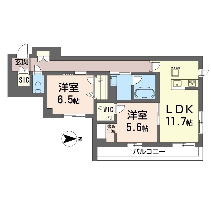 当社管理】カーサ多摩川 102号室（神奈川県川崎市中原区