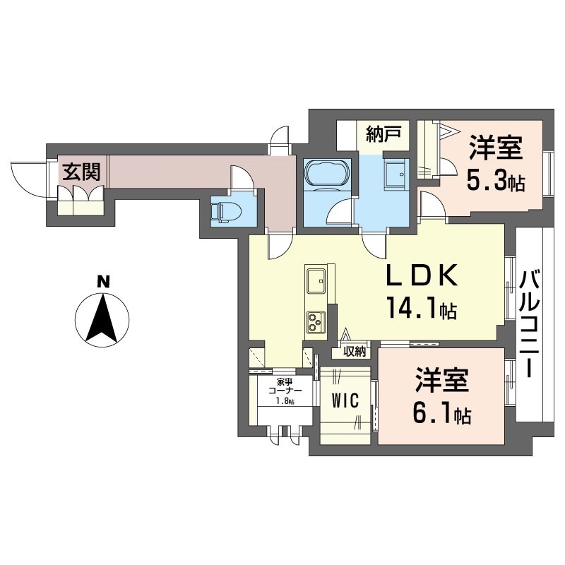 ヴィリジアン陣屋Ⅰ 205号-15