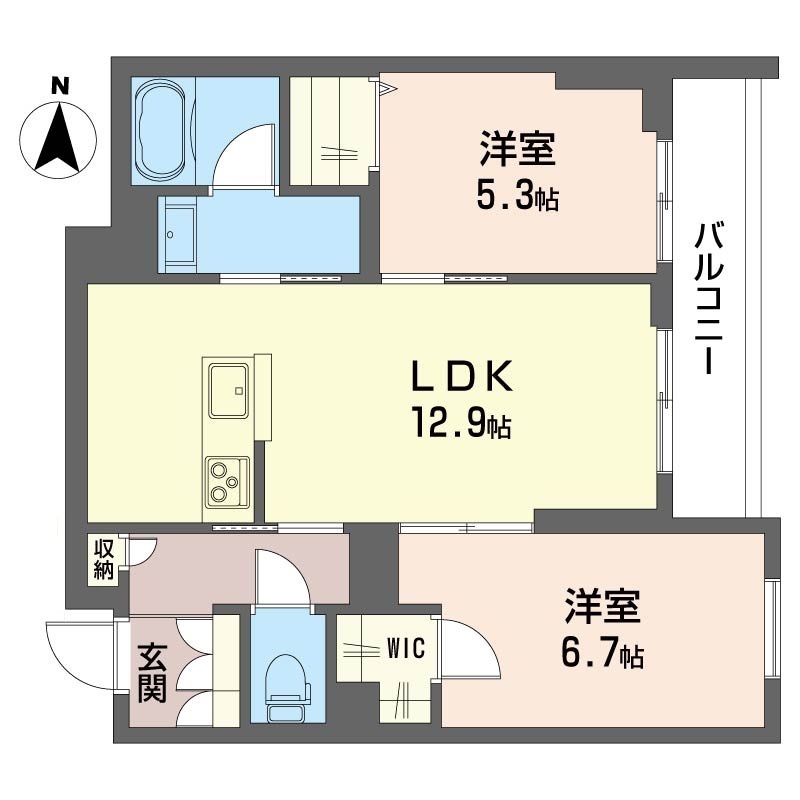 ヴィリジアン陣屋Ⅰ 303号-15