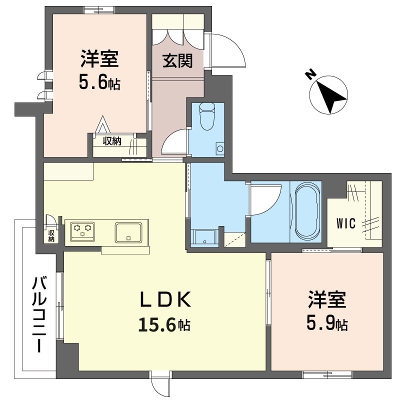 ル　ヴォワール 301号-15