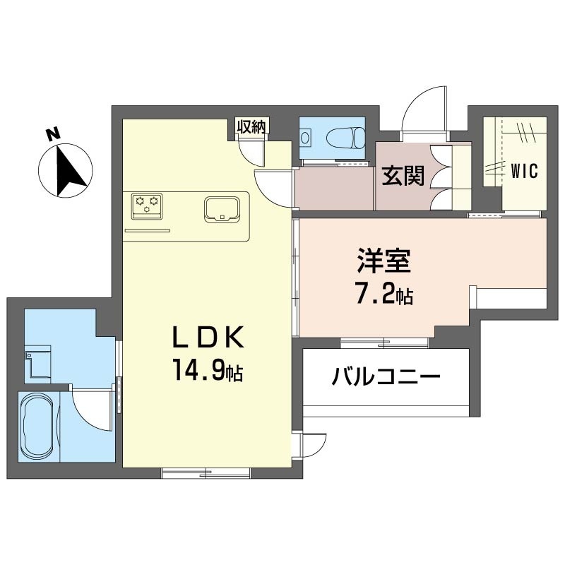 ソレイユ　ルヴァン 203号-14
