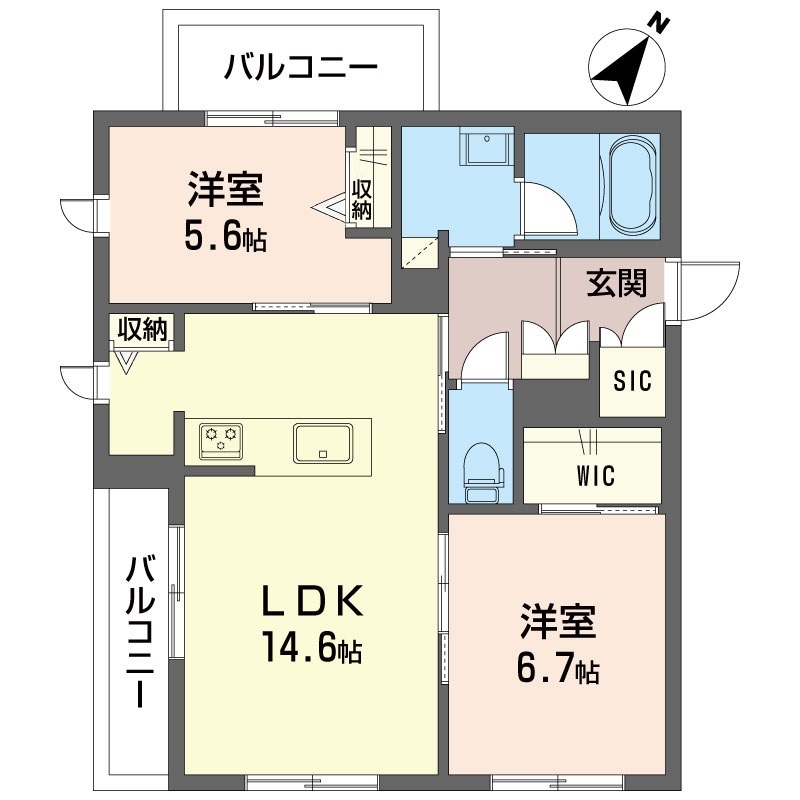 ルアナあざみ野 202号-15