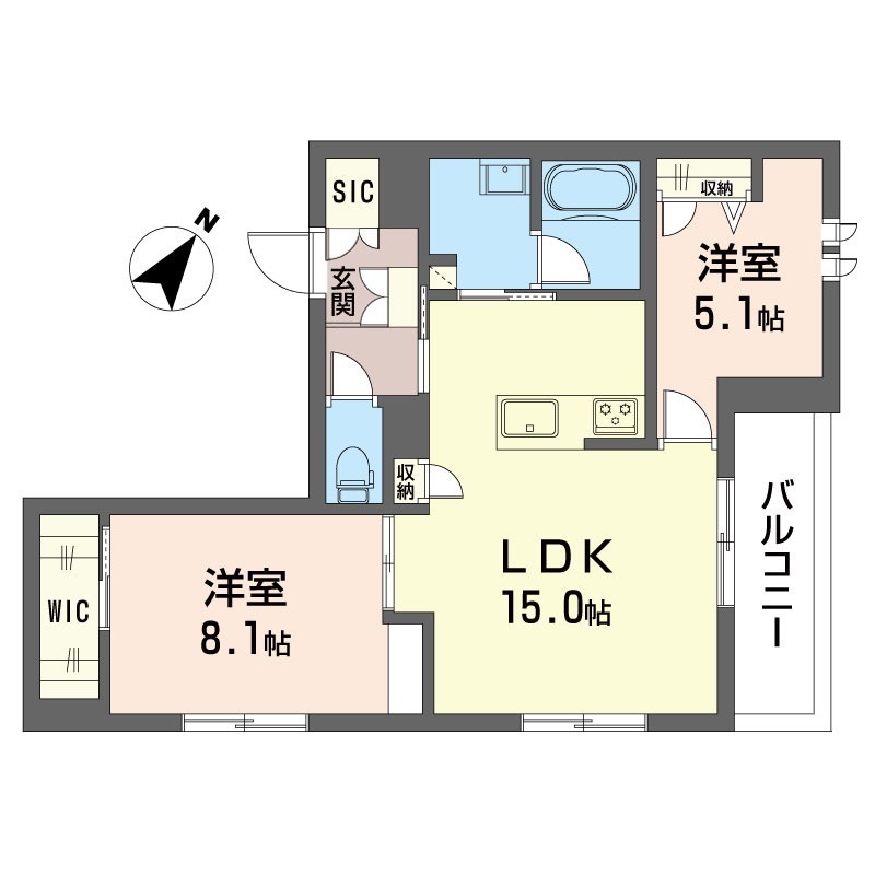 ルアナあざみ野 301号-15