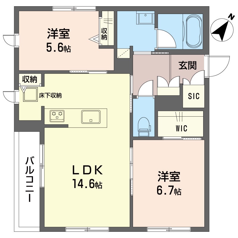 ルアナあざみ野 102号-15