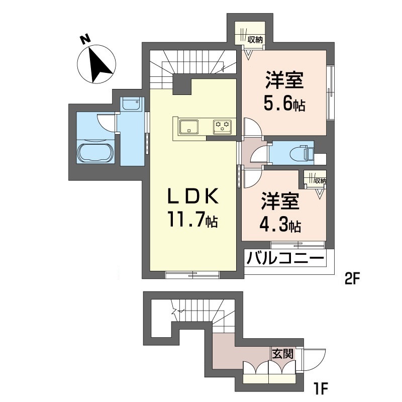 サンモールＡ 201号-8
