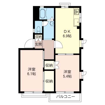 ビューメゾン栗平201-2