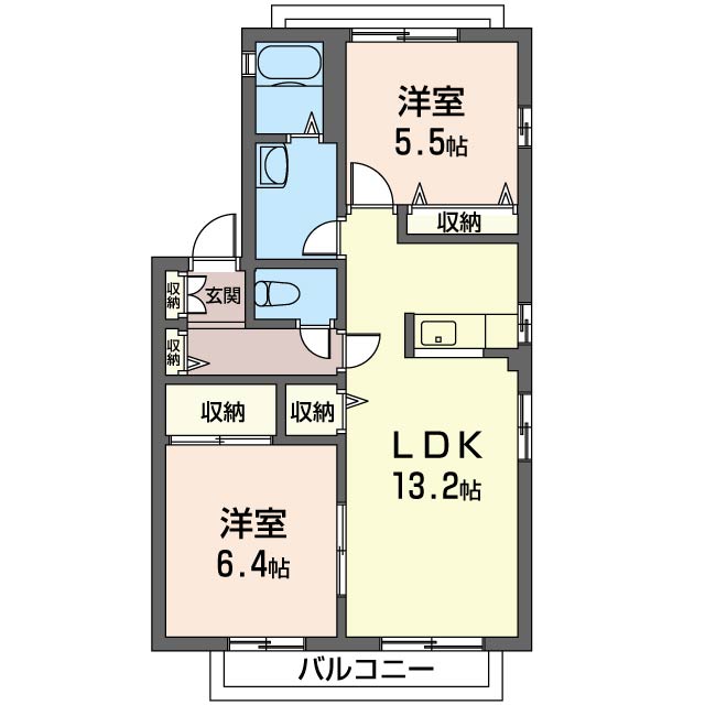 メルベーユ港南台　壱番館101-2
