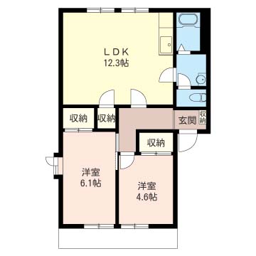 カーサ弐番館 101号-12