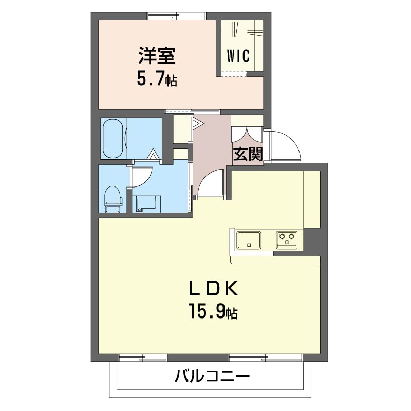 ヒルサイド善行Ⅰ 202号-7