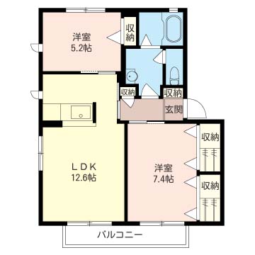 メイプルタウン六番館202-2