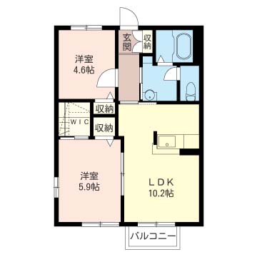 ヴェルデ仲町台A 102号-12