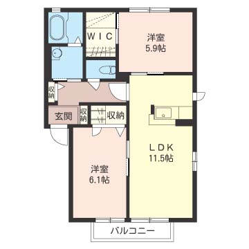 クレール南林間Ⅰ102-2
