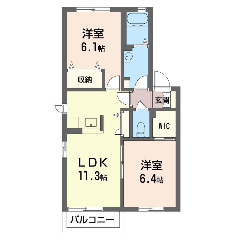 シャーメゾンプラージュⅠ202-2