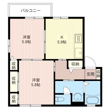 サンクレストＢ 202号-3