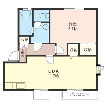 メルベーユつきみ野Ⅱ101-2