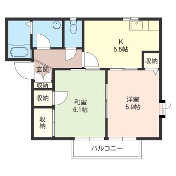 グレースハイム２ 202号-13