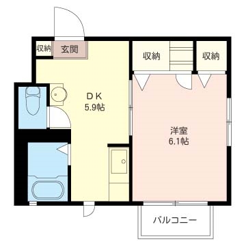 メルベーユシェソワ 201号-14