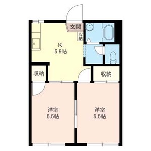 メゾンしろばらＢ 101号室
