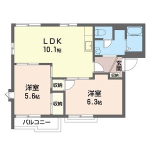リベラルハイツ　Ｂ 102号-16
