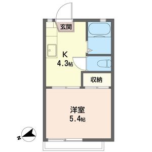 パークサイド　ハイツ　Ｂ 203号室