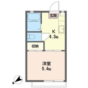 パークサイド　ハイツ　Ｂ 202号室