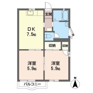 フラット上青木 203号-16