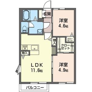 ウィスタリア　Ｂ 203号室