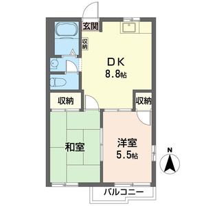 ビューテラス芝原　Ｂ 201号室