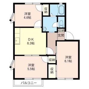 イースト　メゾン　Ｂ 202号室