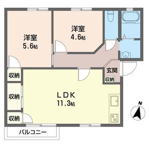 コーポ 北山 A 201号-16