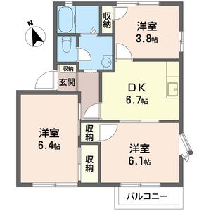 ヴェルデ　カーサ　Ｃ 201号-14