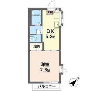 カームハイツ 206号室