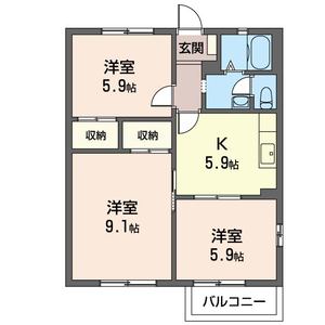 ジュネス　ドミール　Ｂ 202号室