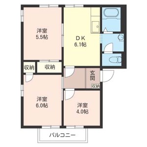 メゾン　長島　Ｅ 202号室