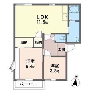 ウィステリア　Ｂ 202号室