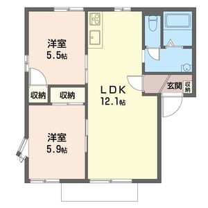 コットンバード　和泉　Ｂ 102号室