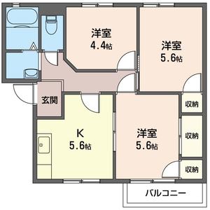 ファミール　Ｋ　Ⅰ 202号室