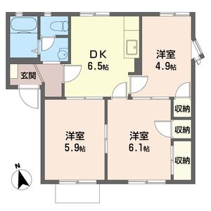 ロイヤルハイツ　ウエハラ　Ｂ 105号室