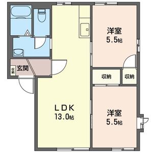 フレグランス　松ヶ丘　Ｃ 101号室