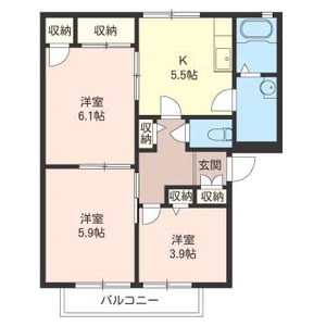 サン・フィール　Ｈ 202号室