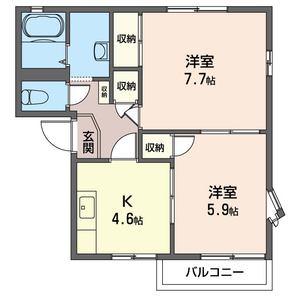 グリーンハイツ　三橋　Ｃ 201号室