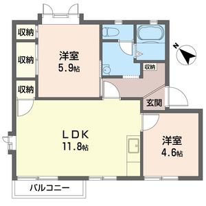 バルク　フォルン　Ｂ 201号室