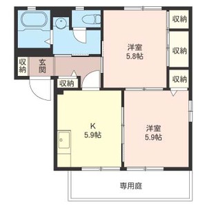 サンハイツ　大久保　Ｈ 201号室