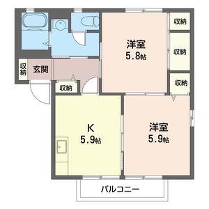 サンライズハイツＢ 201号室