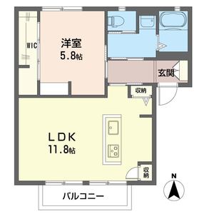 フレグランス　新倉　Ａ 202号室