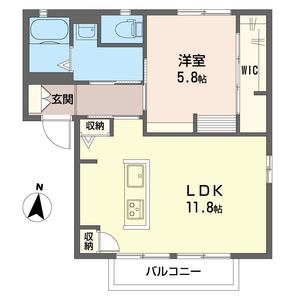 フレグランス　新倉　Ｂ 201号室