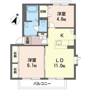 グランシード辻Ｄ 101号-6