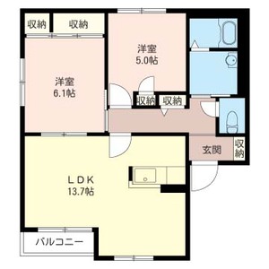 ジュネス　中野　Ⅱ 202号-16